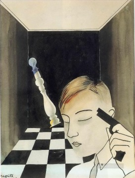 抽象的かつ装飾的 Painting - チェックメイト 1926 シュルレアリスム